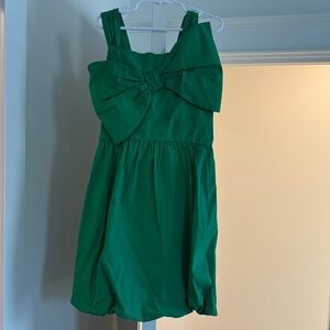 Green Bow Kids Dress